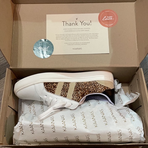 Kaanas Avila Leopard Sneakers Brand New in Box - Picture 4 of 12